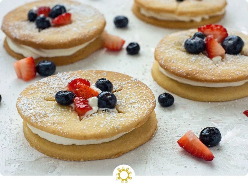 Blackberry Lime Cornmeal Shortcakes