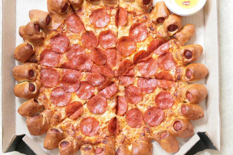 Pizza Hut's Hot Dog-Stuffed Crust