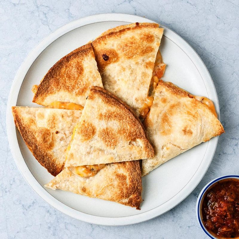 Air Fryer Cheese Quesadilla