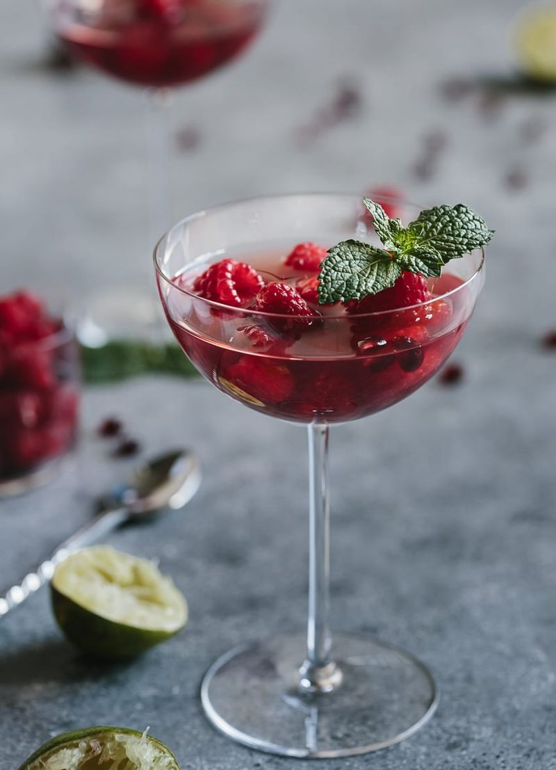 Pomegranate Rose Mocktail