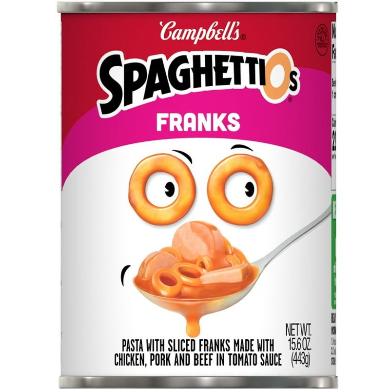 Canned Spaghetti with Hot Dogs