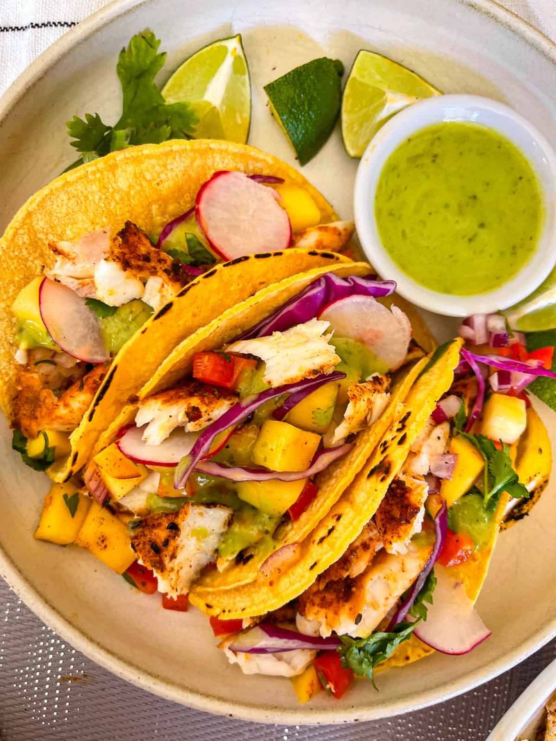 Halibut Soft Tacos