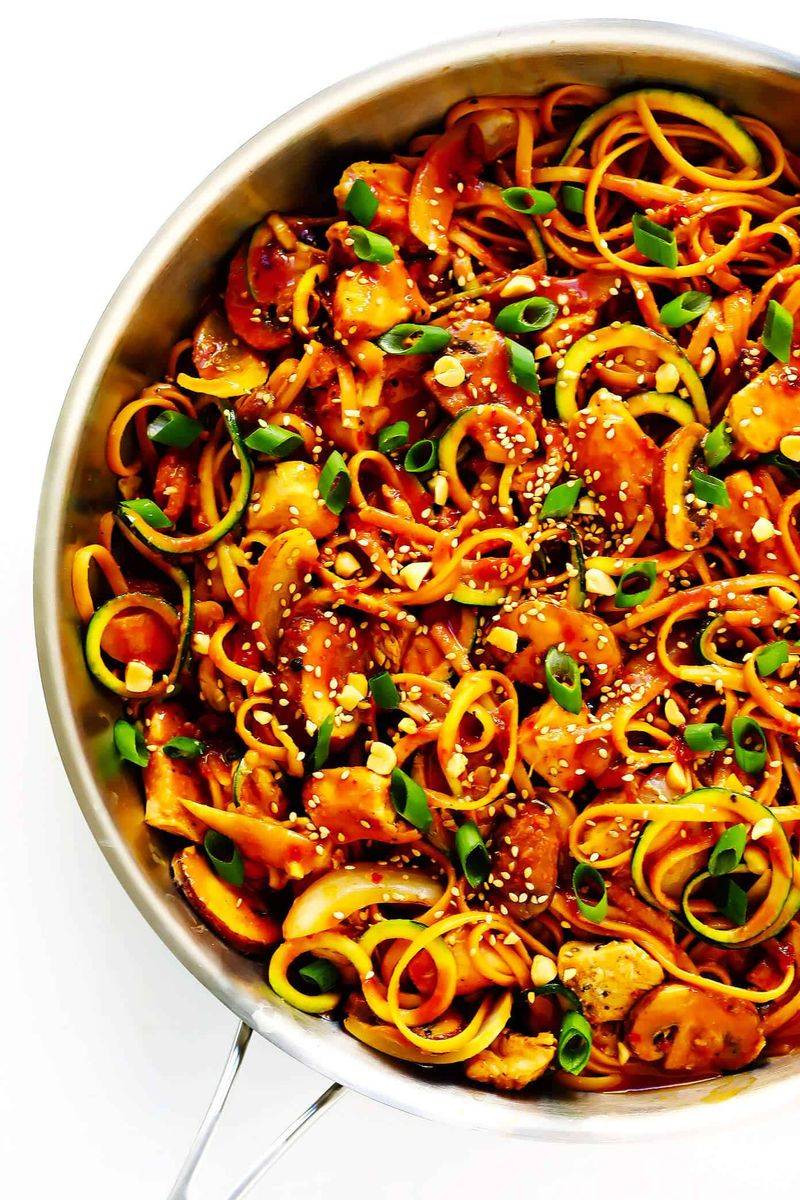 Kung Pao Chicken Noodles