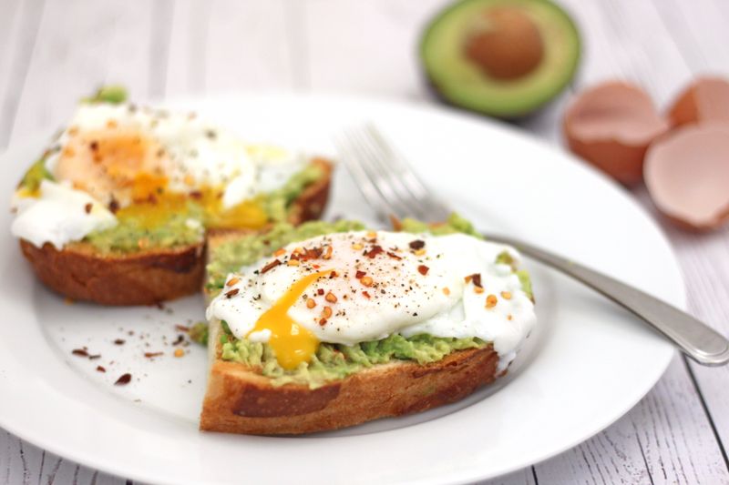 Wholegrain Toast With Poached Eggs