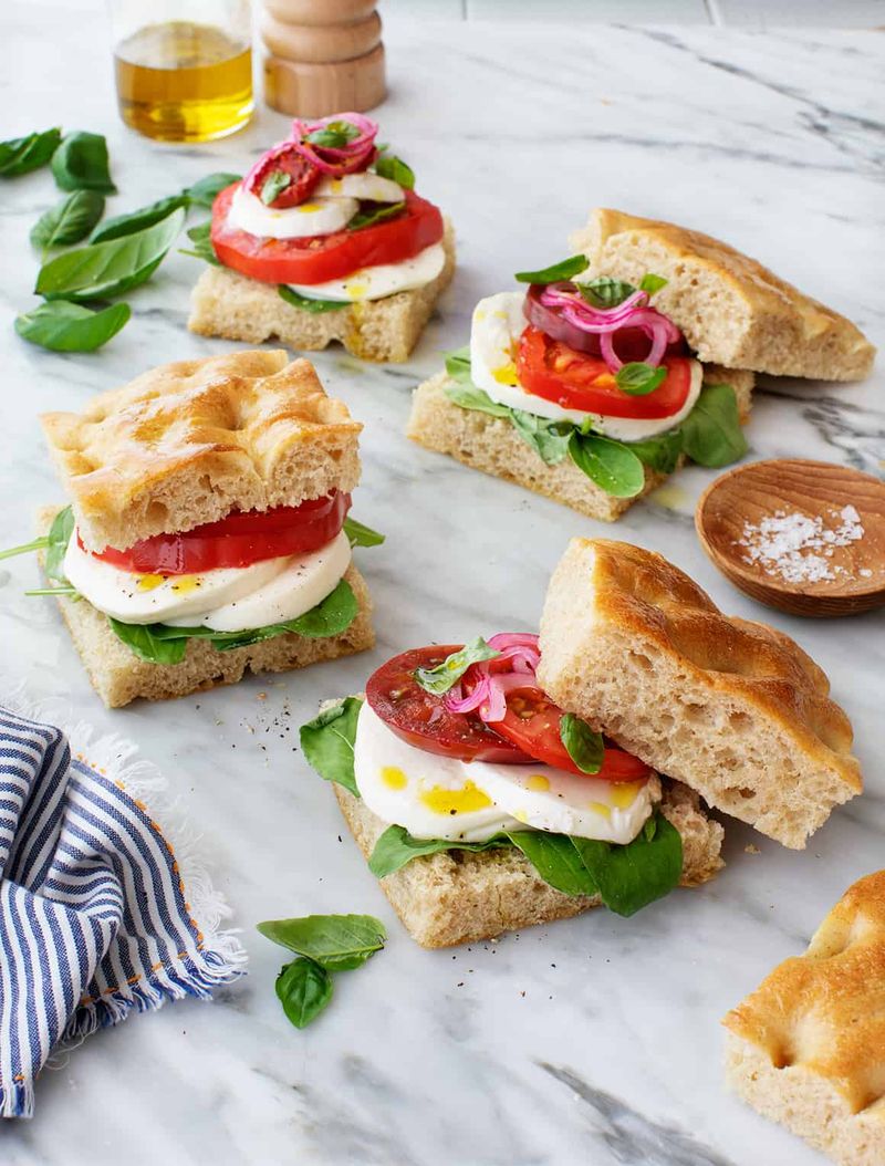 Fresh-Air Caprese Sandwiches