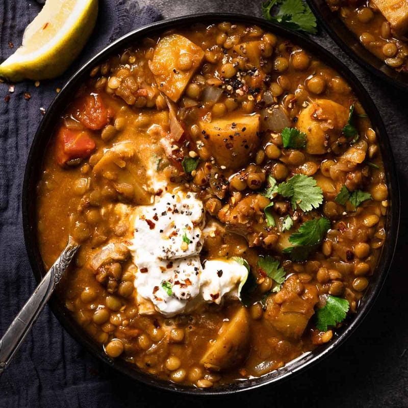 Potato and Lentil Soup