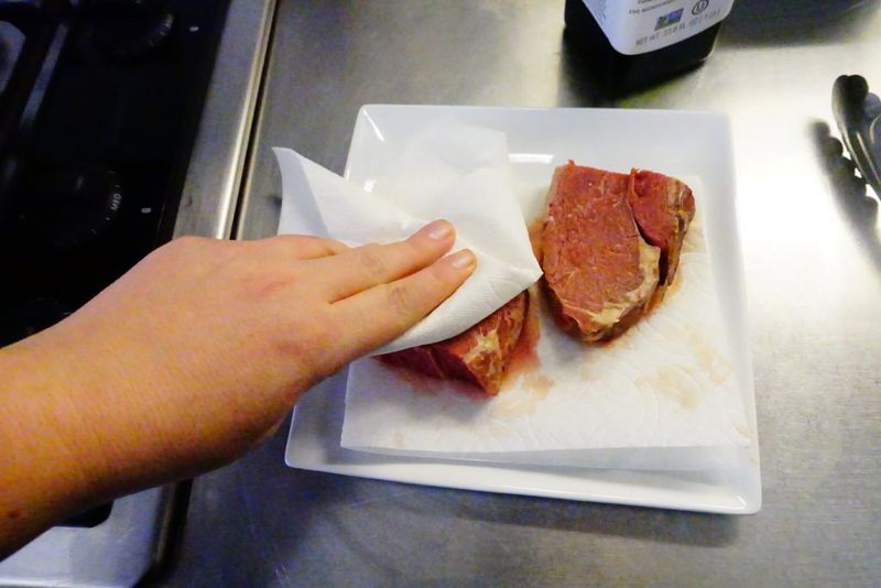 Dry Your Ingredients Before Searing