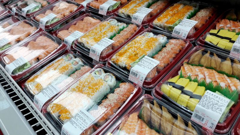Prepared Sushi Rolls