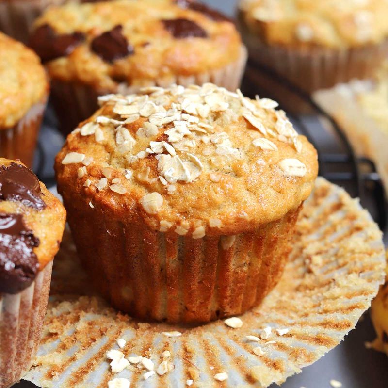 Banana Oatmeal Muffins