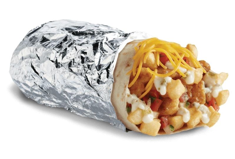 Del Taco's Epic Loaded Queso Burrito