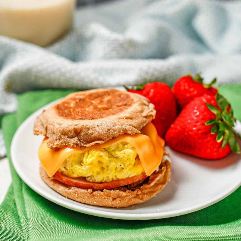 Microwave Egg & Cheese Sandwich