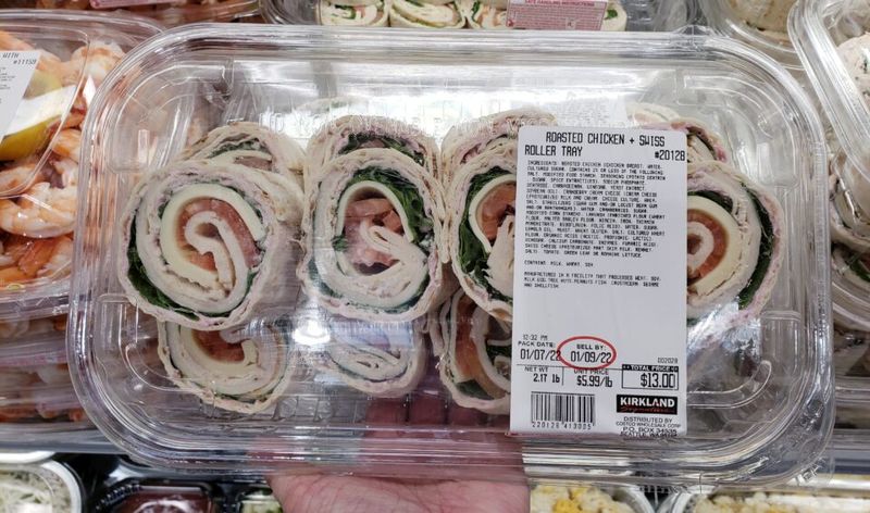 Roasted Chicken and Swiss Cheese Roll-Ups