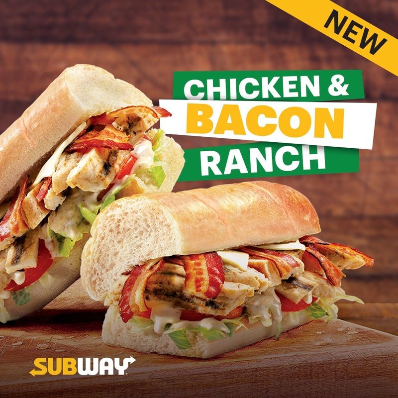 Subway's Chicken & Bacon Ranch Melt (Footlong)