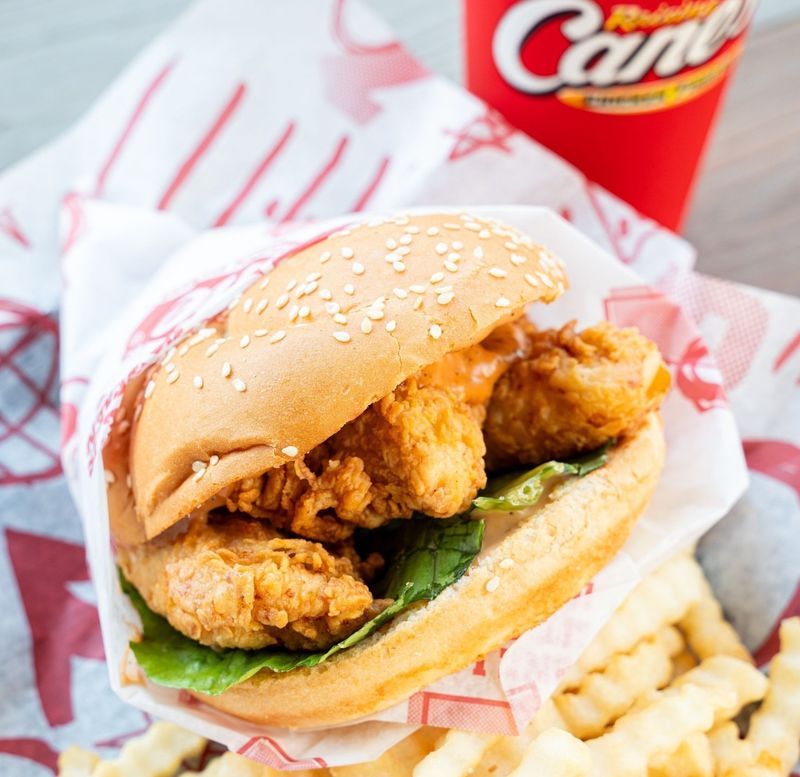 Raising Cane's Chicken Sandwich