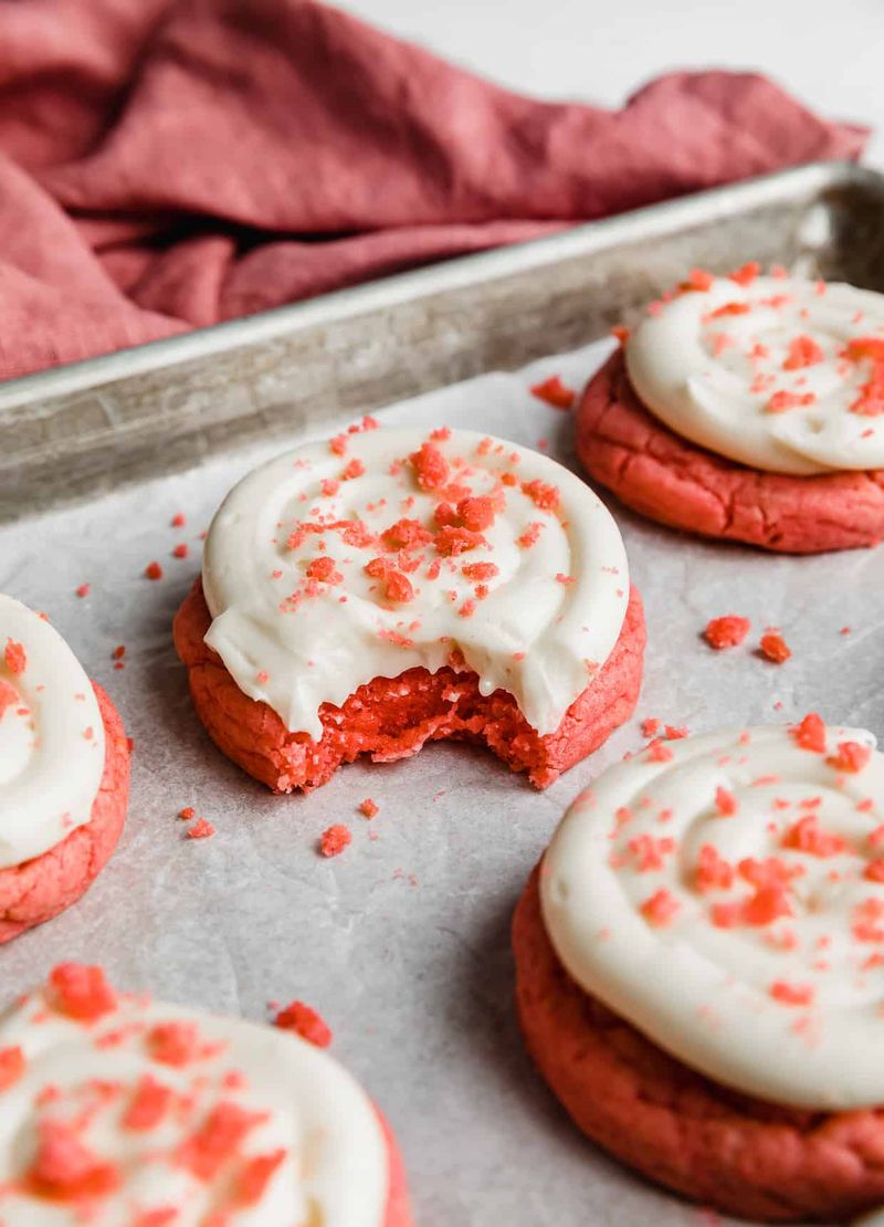 Pink Velvet Cookie