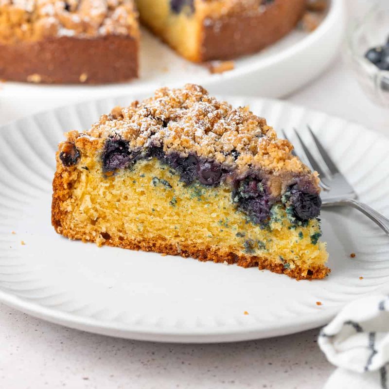 Blueberry Sour Cream Coffee Cake
