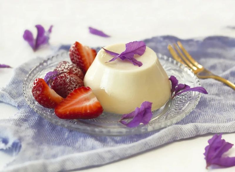 Honey Lavender Panna Cotta