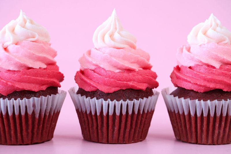 Pink Icing On Cakes