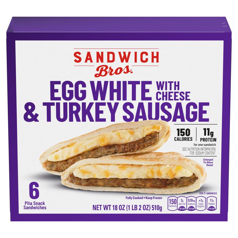 Sandwich Bros. Egg White & Turkey Sausage