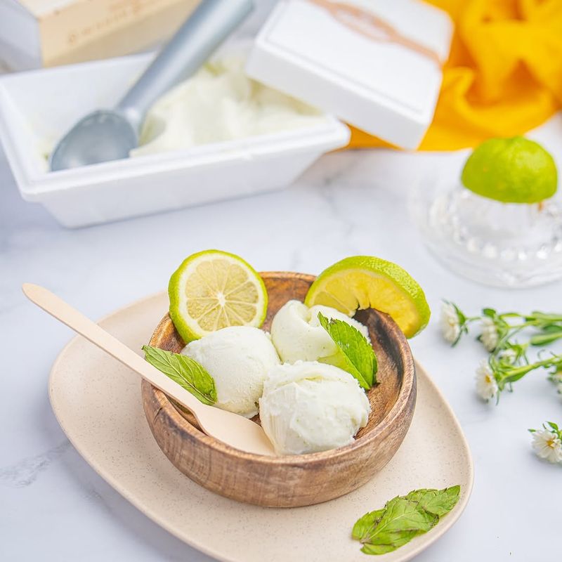 Refreshing Lime Sorbet