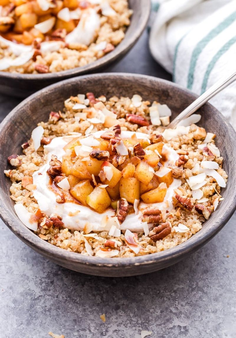 Apple-Cinnamon Quinoa Bowl