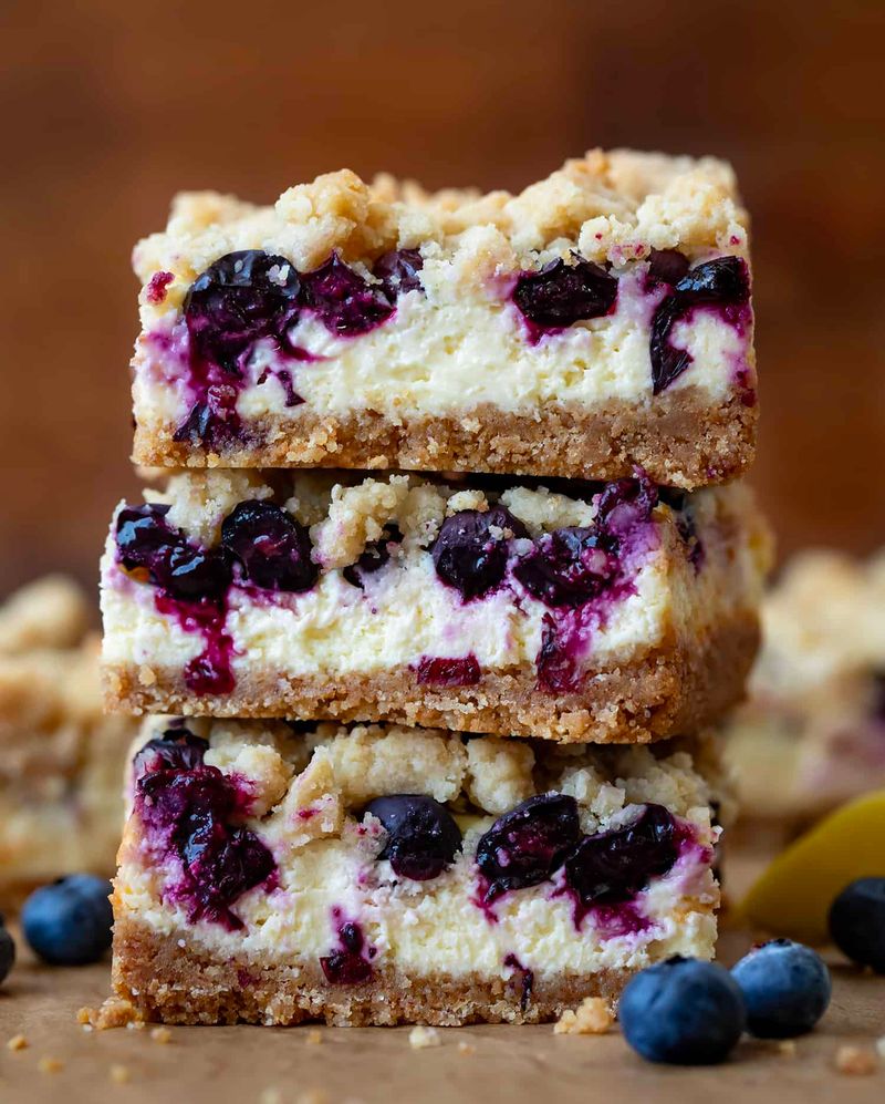Blueberry Lemon Cheesecake Bars