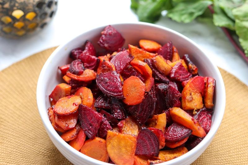 Roasted root vegetables (e.g., sweet potatoes, carrots)