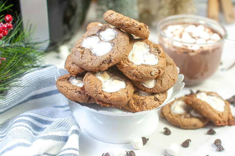Air Fryer Hot Cocoa Cookies