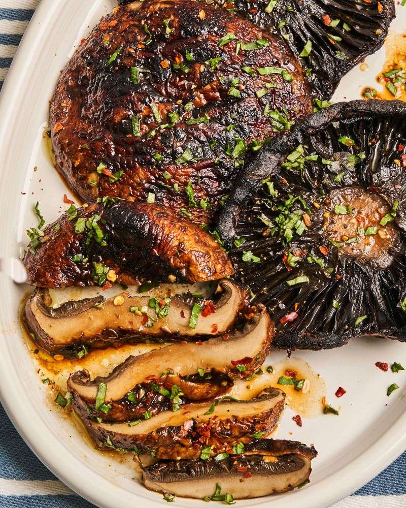 Portobello Mushrooms with Balsamic Glaze