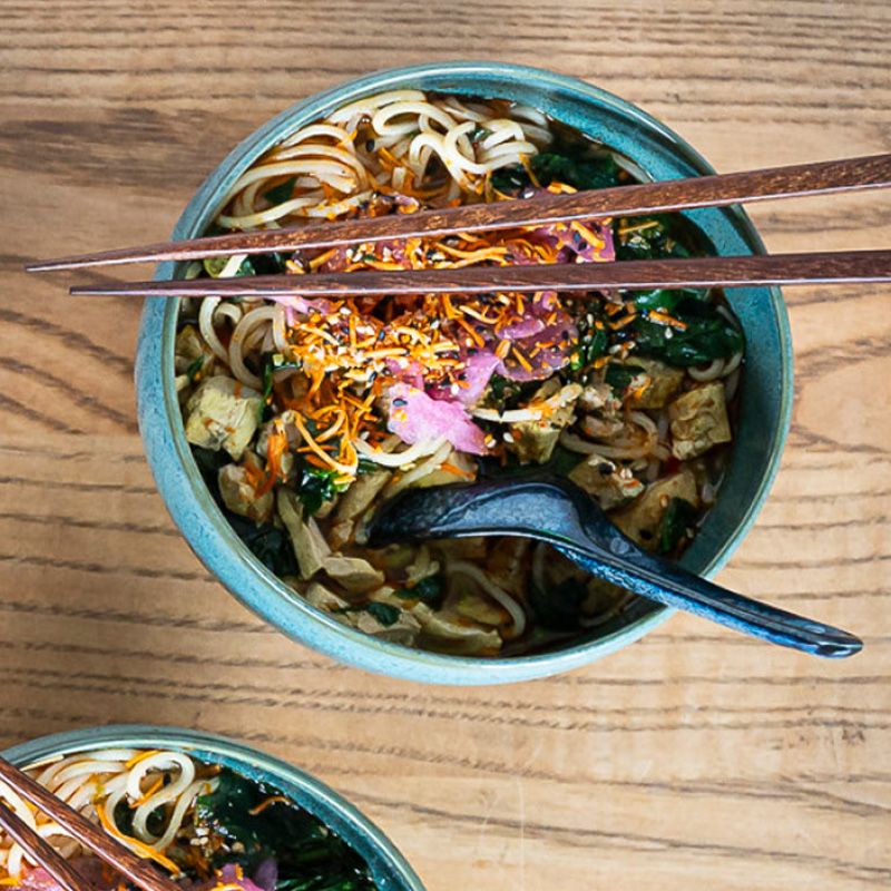 10-Minute Miso Soup with Noodles