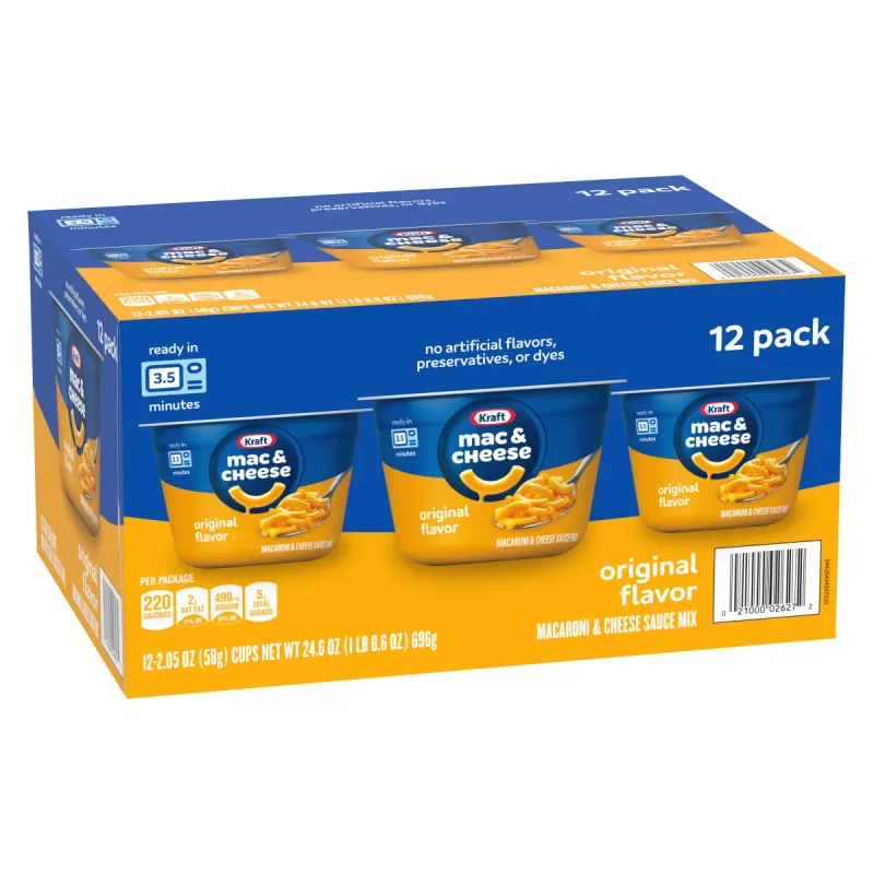 Frozen Mac & Cheese Cups