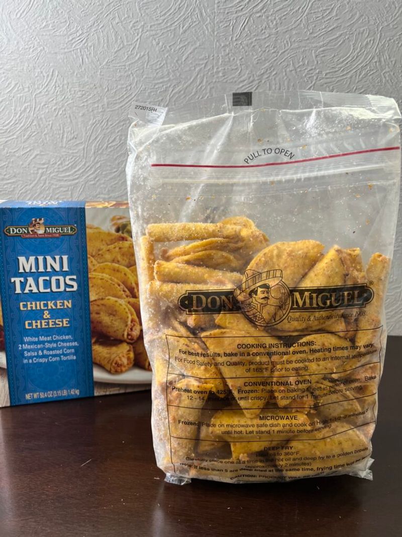 Don Miguel Chicken and Cheese Mini Tacos: Flavor Facade