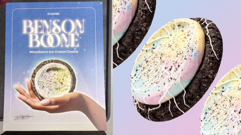 Benson Boone's Moonbeam Ice Cream Cookie