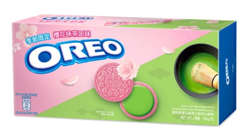 Sakura Matcha Oreos