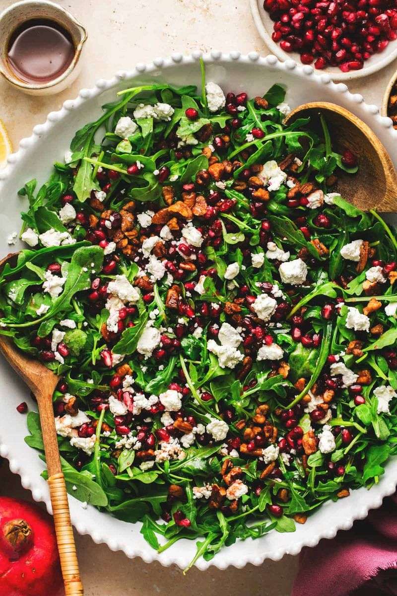 Citrus Arugula Salad with Pomegranate Dressing