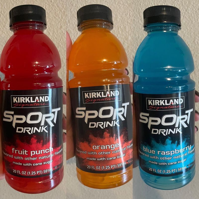 Sports Drinks With BVO and Food Dyes