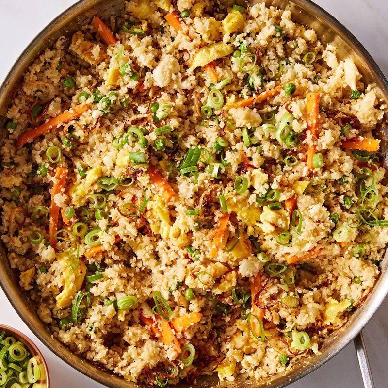 Keto Cauliflower Fried 'Rice'