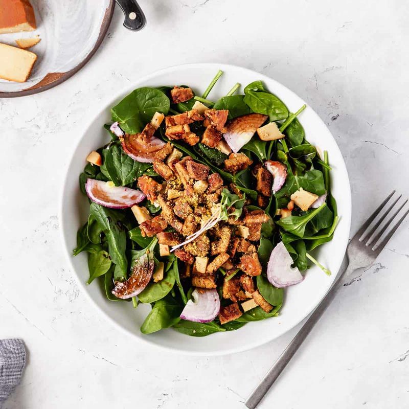 Vegan Spinach Salad