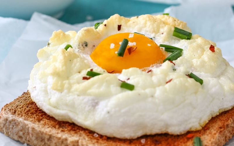 Cloud Eggs on Toast