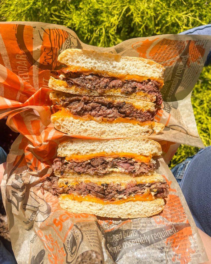 Schlotzsky's Beef Bacon Smokecheesy