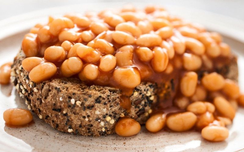 Baked Beans On Wholegrain Toast