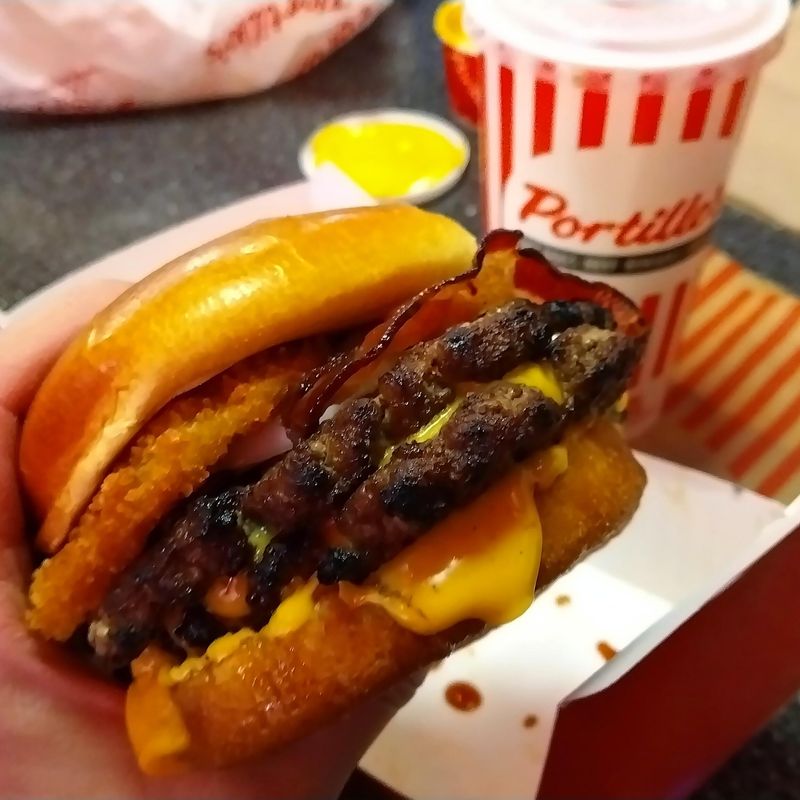 Portillo's Double Rodeo Cheeseburger