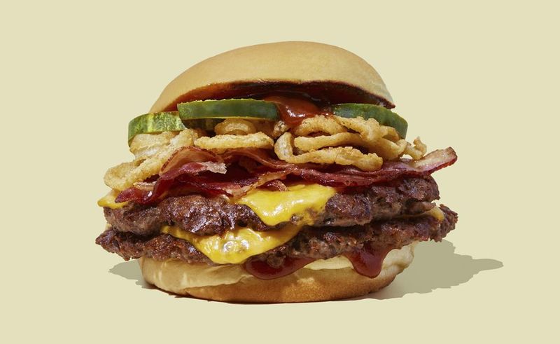 Shake Shack Triple Bacon Cheeseburger