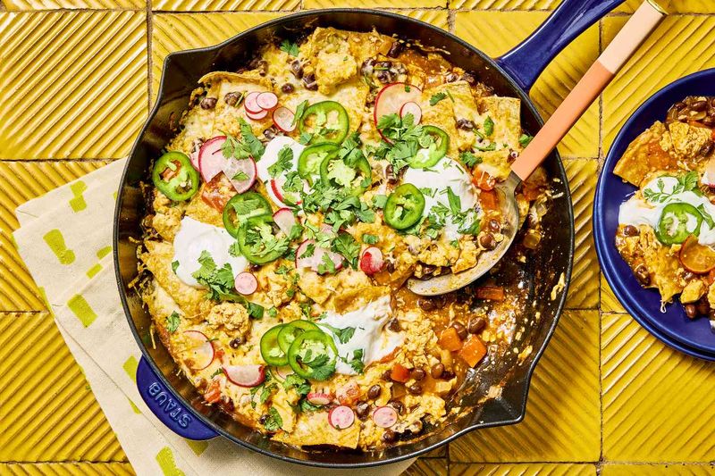 High-Protein Enchilada Skillet