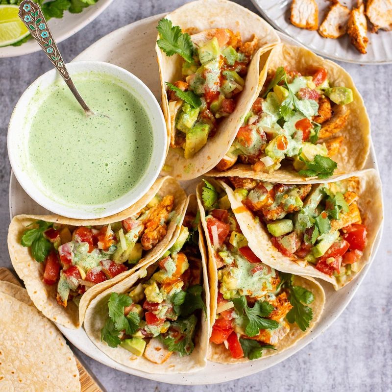 Salsa Chicken Tacos