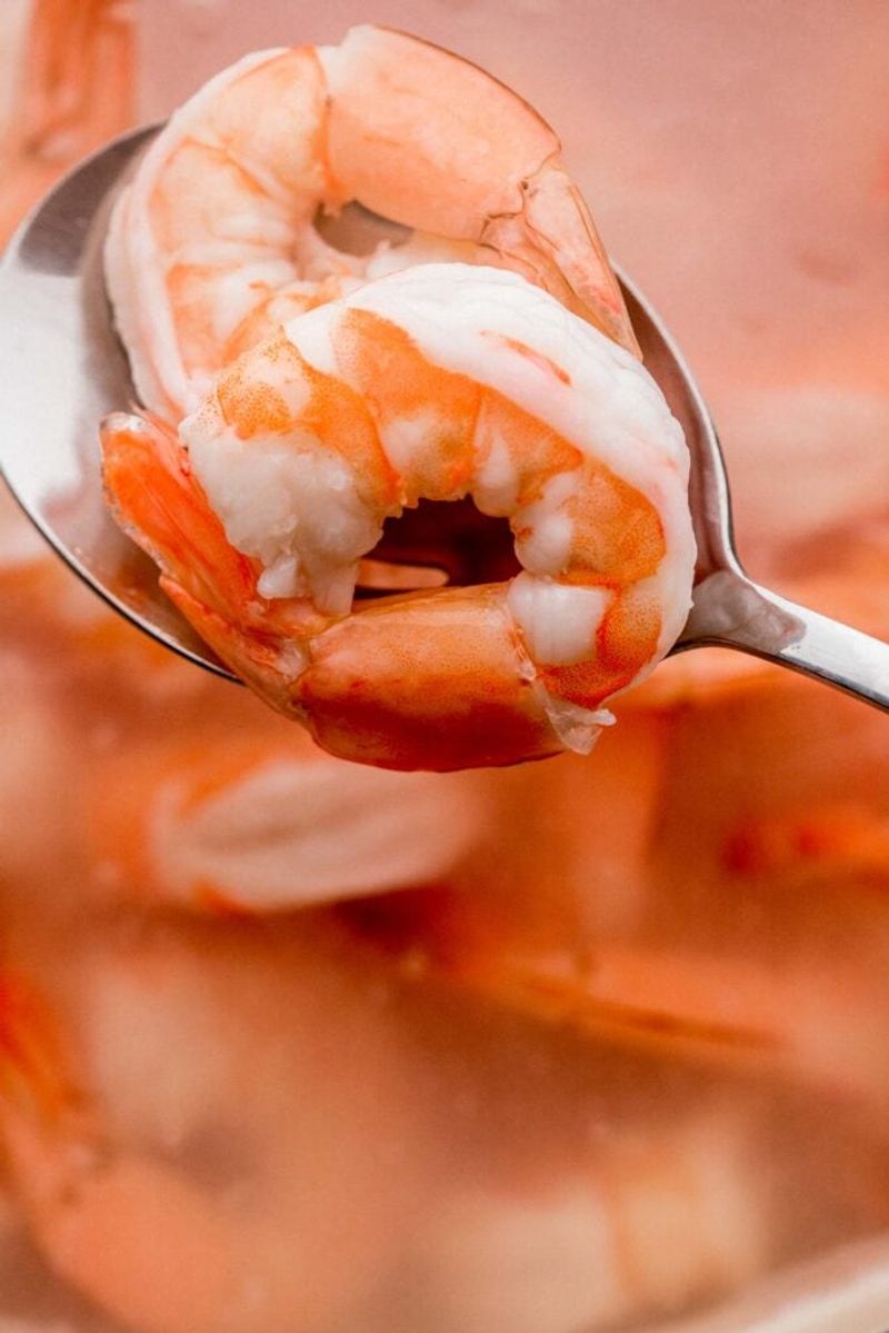 Shrimp Turn Rubbery Only When They're Undercooked