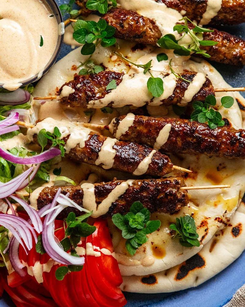 Grilled Lamb Kofta Kebabs