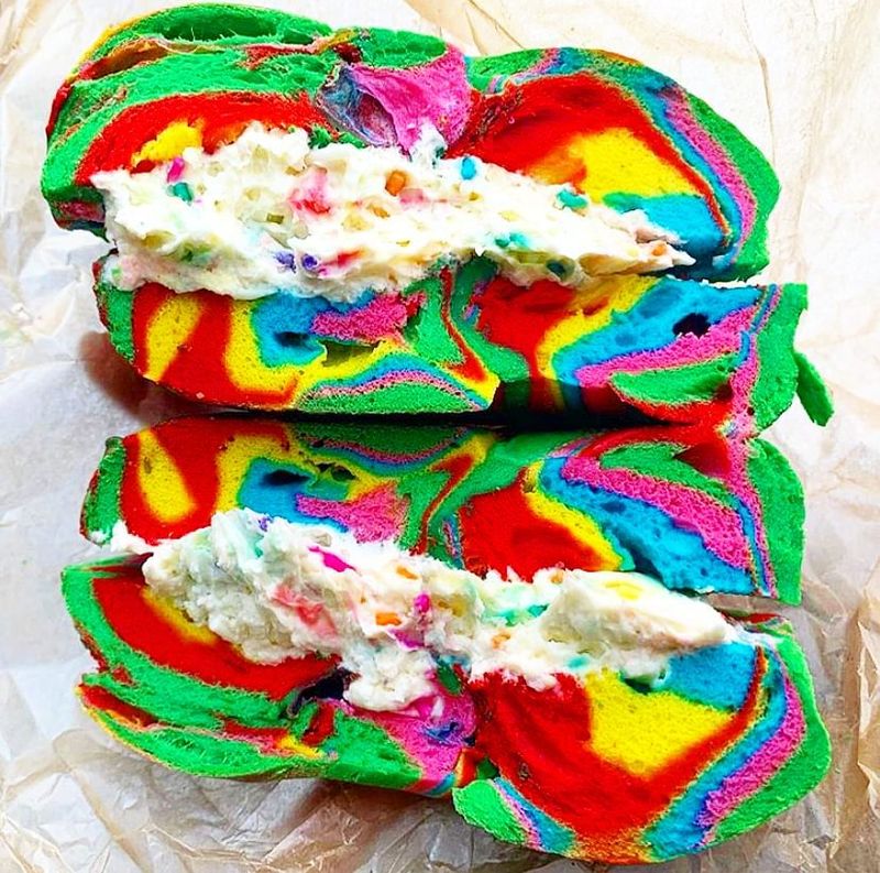 Skip: Rainbow Bagels