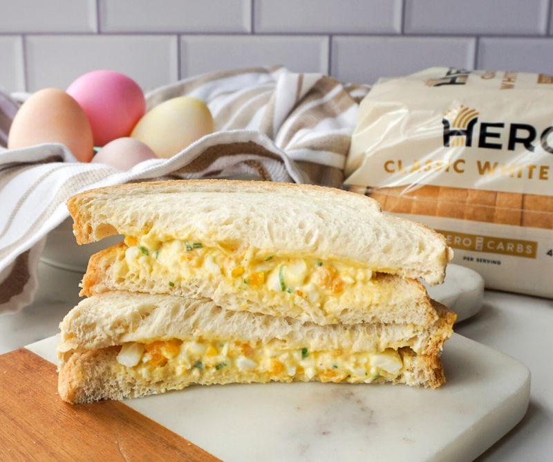 Egg Salad on White Bread