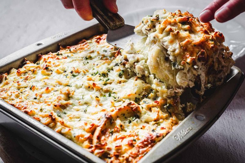 Cheesy Turkey Gluten-Free French Toast Bake